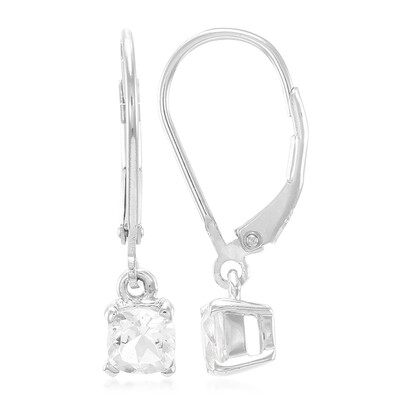 Pendientes en plata con Goshenita