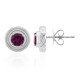 Pendientes en plata con Roshoite (Pallanova)