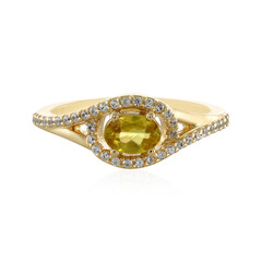 Anillo en oro con Esfena