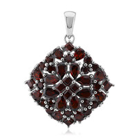 Colgante en plata con Granate de Mozambique