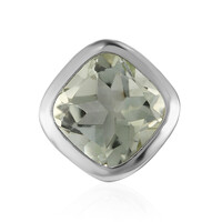 Colgante en plata con Amatista verde