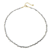 Collar en plata con Diamante plateado