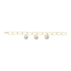 Brazalete con Perla blanca Freshwater