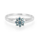 Anillo en plata con Diamante fantasía