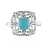 Anillo en plata con Turquesa