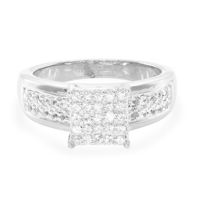 Anillo en plata con Zafiro blanco