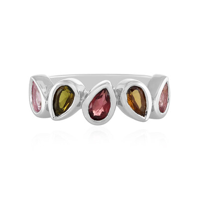 Anillo en plata con Turmalina