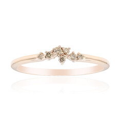 Anillo en oro con Diamante rosa de Francia de Argyle SI1