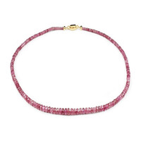 Collar en oro con Turmalina rosa