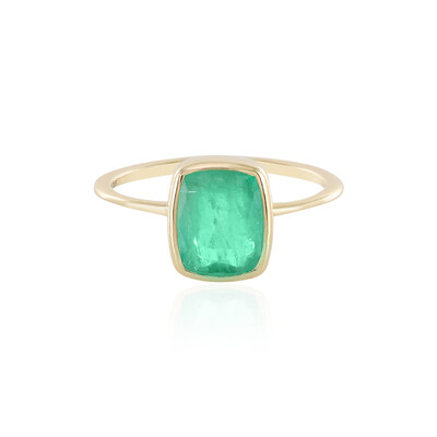 Anillo en oro con Esmeralda de Rusia (AMAYANI)