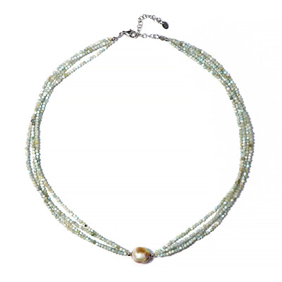 Collar en plata con Perla de Akoya
