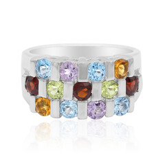 Anillo en plata con Amatista