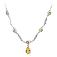 Collar en plata con Citrino