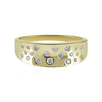 Anillo en oro con Diamante limpio a lupa F (LUCENT DIAMONDS)