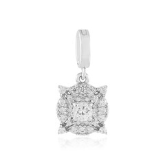 Colgante en plata con Zafiro blanco