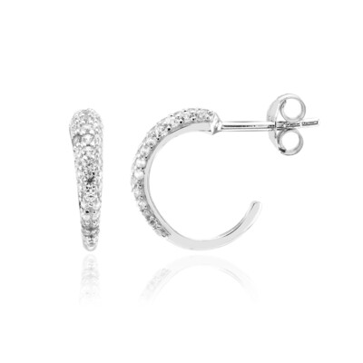 Pendientes en plata con Zircón