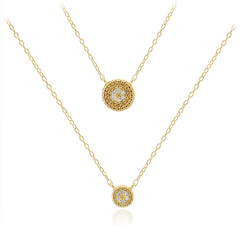 Collar en plata con Diamante I3 (I)