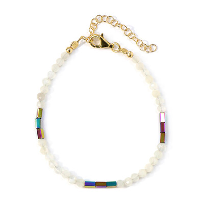 Brazalete en plata con Hematita mística