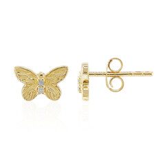 Pendientes en plata con Diamante I3 (I)