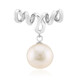 Colgante en plata con Perla blanca Freshwater (MONOSONO COLLECTION)