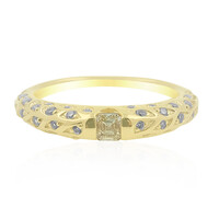 Anillo en oro con Diamante amarillo VS1 (de Melo)
