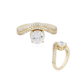Anillo en oro con Zircón (de Melo)