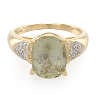 Anillo en oro con Turmalina cuprífera (AMAYANI)