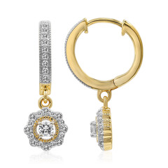Pendientes en oro con Diamante SI1 (G)