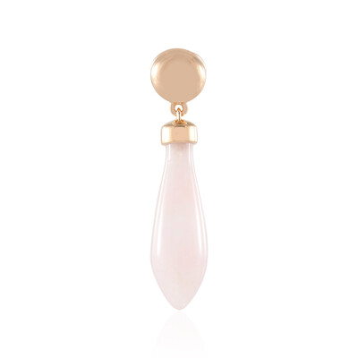 Colgante en plata con Cuarzo rosa (MONOSONO COLLECTION)