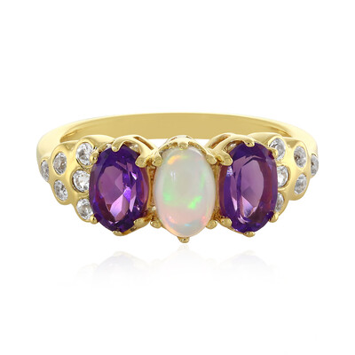 Anillo en plata con Ópalo de Welo