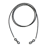 Accesorio en plata con Espinela negra