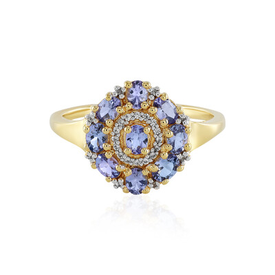 Anillo en plata con Tanzanita