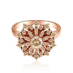 Anillo en oro con Diamante rosa de Francia de Argyle SI1