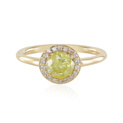 Anillo en oro con Esfalerita (AMAYANI)