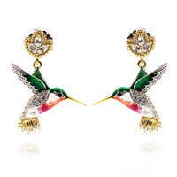 Pendientes en plata con Topacio blanco (Dallas Prince Designs)