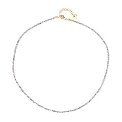 Collar en plata con Hematita plateada