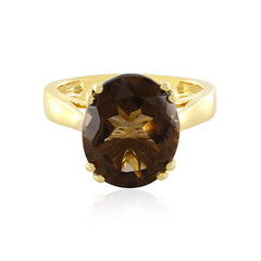 Anillo en plata con Cuarzo ahumado