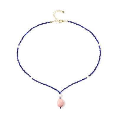 Collar en plata con Ópalo rosa