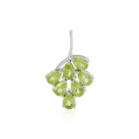 Colgante en plata con Peridoto