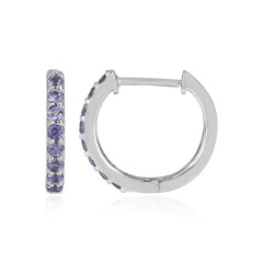 Pendientes en plata con Tanzanita