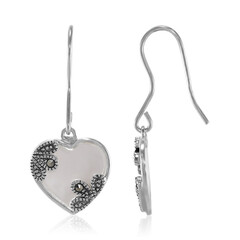 Pendientes en plata con Nácar