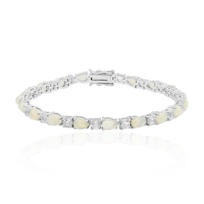 Brazalete en plata con Ópalo de Welo