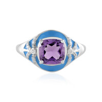 Anillo en plata con Amatista