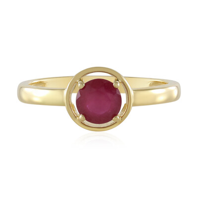 Anillo en plata con Rubí de Madagascar