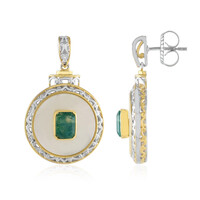 Pendientes en plata con Nácar (Gems en Vogue)