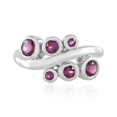 Anillo en plata con Rodolita (de Melo)
