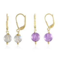 Pendientes en plata con Labradorita