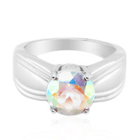 Anillo en plata con Topacio Rayo de Luna