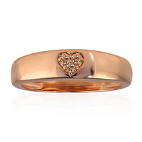 Anillo en oro con Diamante rosa de Francia de Argyle SI1