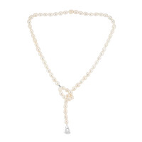 Collar en plata con Perla blanca Freshwater (TPC)